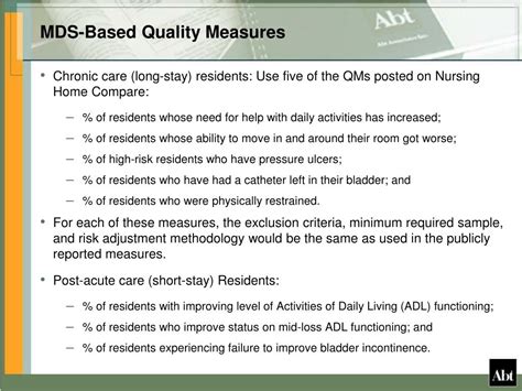 how many mds based quality measures are there